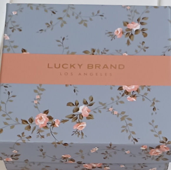 LUCKY BRAND 🍀 GOLD QUARTZ AMETHYST HEALIING GEMSTONES CHARM BANGLE BRACELET - Picture 9 of 9